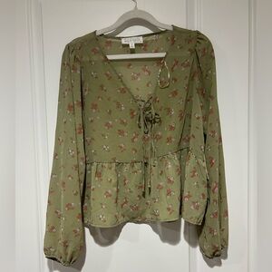Wild Skye NWT Floral Blouse